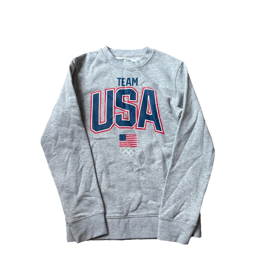 USA Olympic Team‎ Fanatics Gray Crewneck Sweater Men's Small